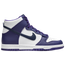 Nike Dunk High - Boys' Grade School White/Midnight Navy/Electro Purple
