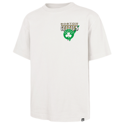 Men's - 47 Brand Celtics Alternate Under Bar Foundation T-Shirt - Sandstone
