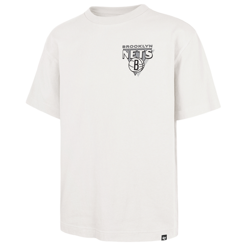 47 Brand Mens Brooklyn Nets Nets Alternate Under Bar Foundation T-Shirt - - Sandstone