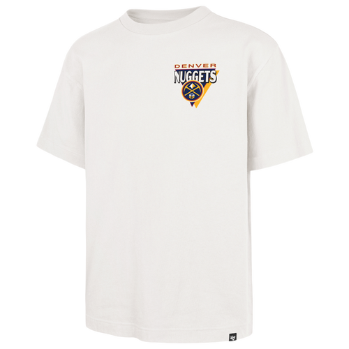 47 Brand Mens Denver Nuggets Nuggets Alternate Under Bar Foundation T-Shirt - - Sandstone