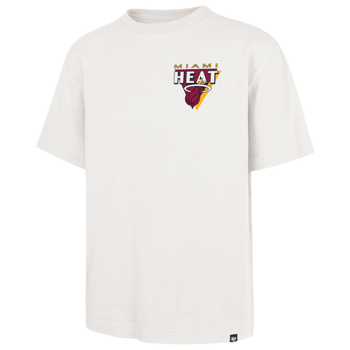 47 Brand Mens Miami Heat Heat Alternate Under Bar Foundation T-Shirt - - Sandstone