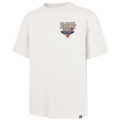 47 Brand Mens New Orleans Pelicans Pelicans Alternate Under Bar Foundation T-Shirt - - Sandstone Size XXL