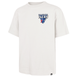 Men's - 47 Brand 76Ers Alternate Under Bar Foundation T-Shirt - Sandstone