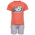New Balance 3D Logo T-Shirt and Cargo Short Set  - Boys' Preschool Drift Red/Grey Heather