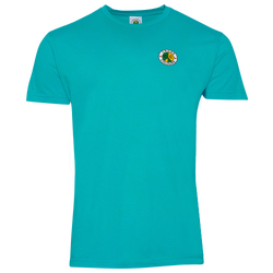 Men's - Cross Colours Peace Circle Logo T-Shirt - Mint Green/Multi
