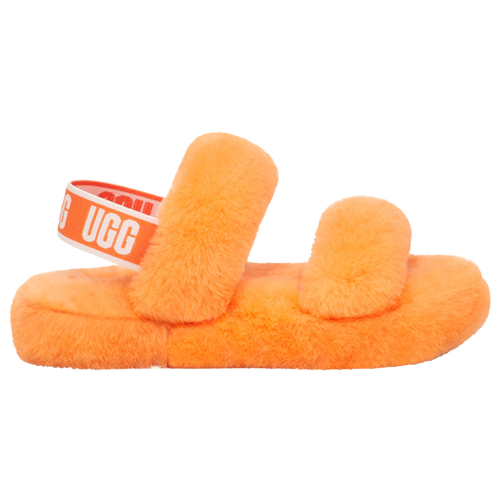 

Girls UGG UGG Oh Yeah Slides - Girls' Grade School Shoe Orange/Orange Size 04.0