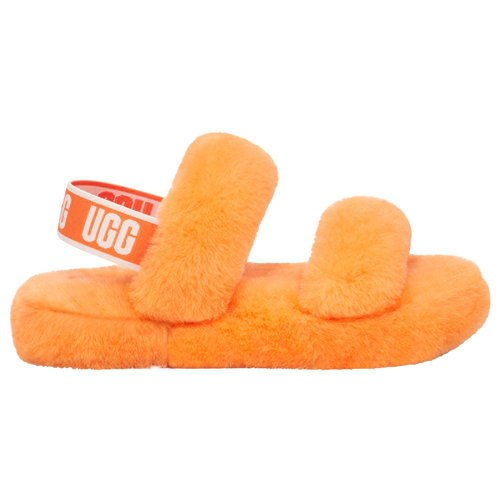 

UGG Girls UGG Oh Yeah Slides - Girls' Grade School Shoes Orange/Orange Size 04.0
