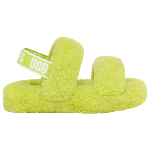 

Girls UGG UGG Oh Yeah Slides - Girls' Grade School Shoe Green/Key Lime Size 04.0