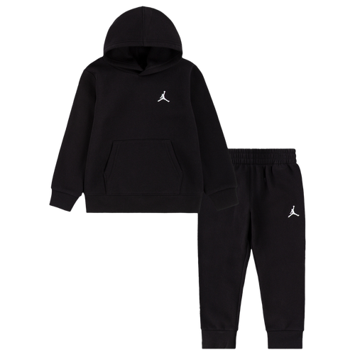 

Boys Jordan Jordan Brooklyn Fleece Pullover Set - Boys' Toddler Black/Black Size 4T