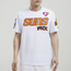 Pro Standard Suns Logo T-Shirt - Men's White/White