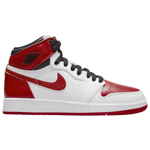 RvceShops - Nike Air Jordan I 1 Retro Kid Shoes Red White Silver