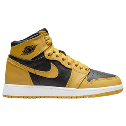 Boys' Grade School - Jordan Retro 1 High OG - Pollen/White/Black