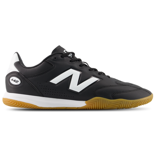 New Balance Men's 442 Pro Leather - Tennis Shoes Size 12.0 - Black/White/Gum