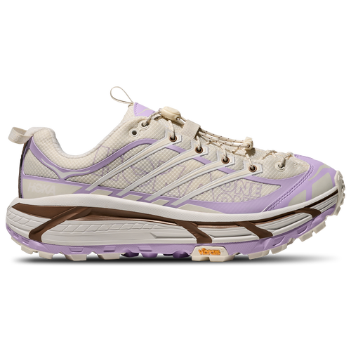 WOMENS - HOKA Mafate Three2 Wordmark - Alabaster/Iris Flower