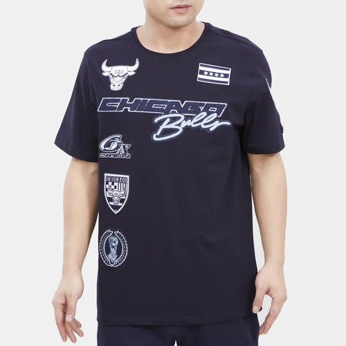 

Pro Standard Mens Pro Standard Bulls T-Shirt - Mens Midnight Navy/Navy Size S