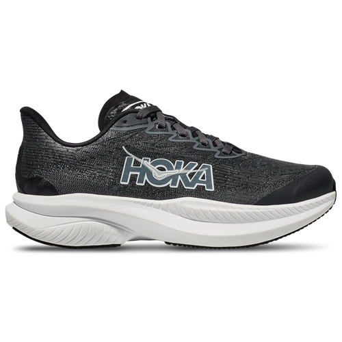 

HOKA Girls HOKA Mach 6 - Girls' Grade School Running Shoes Black/White Size 06.5