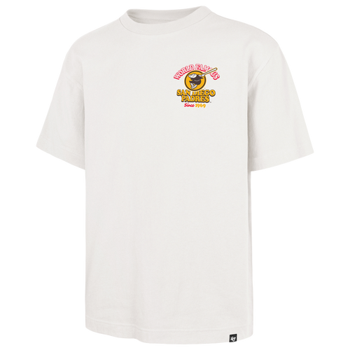 47 Brand Mens San Diego Padres Padres Foundational T-Shirt - - White