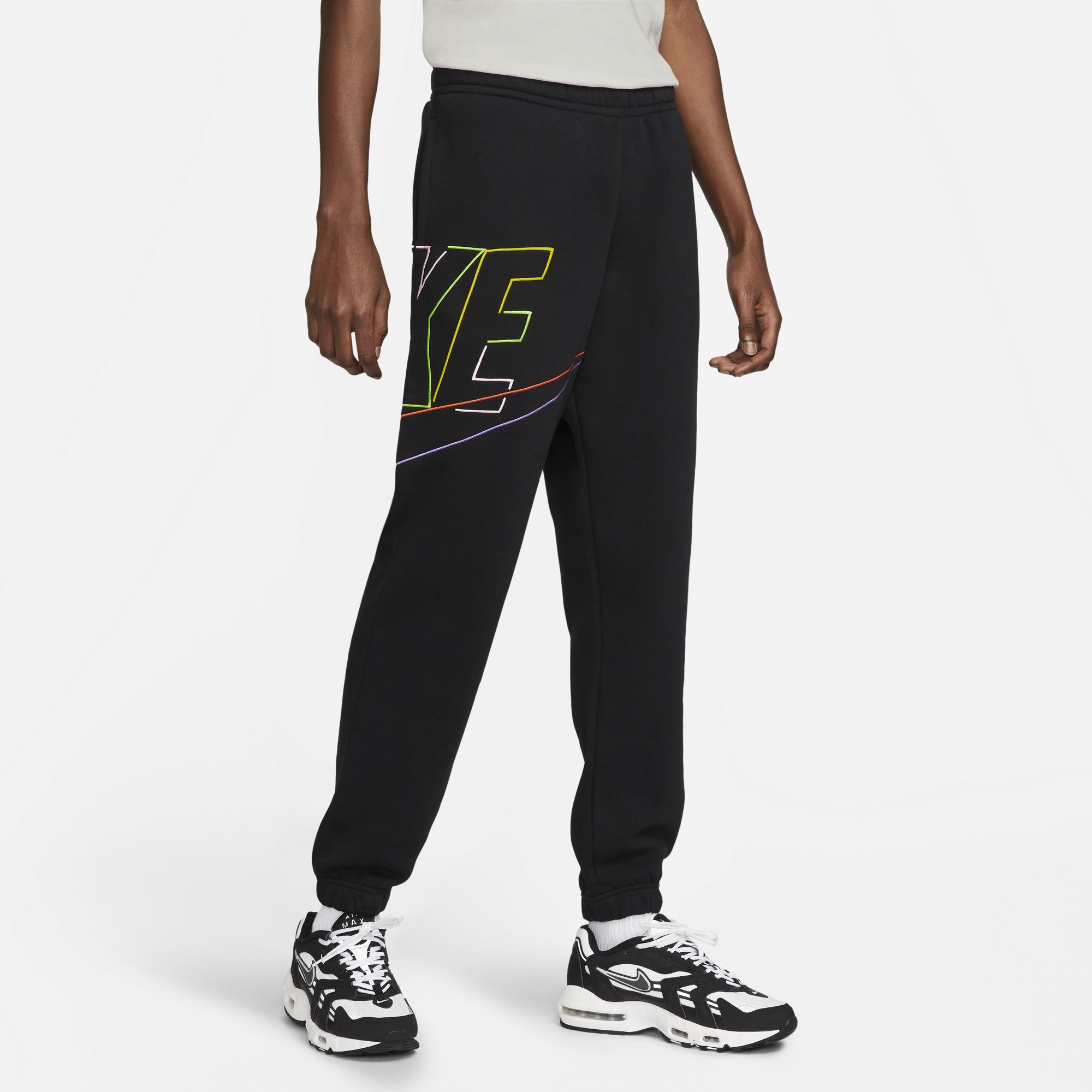Nike Men's Sportswear Club Pant Oh Bb Logo 'Black' BV2707-010 - KICKS CREW