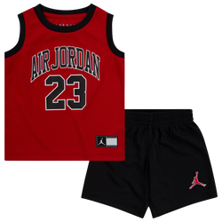 Boys' Toddler - Jordan 23 Muscle DNA Shorts Set - Black/Red/White