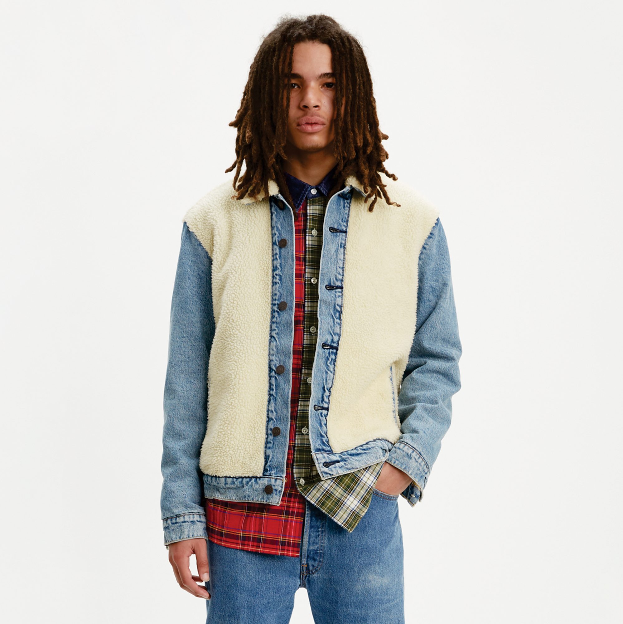 levi sherpa jacket canada