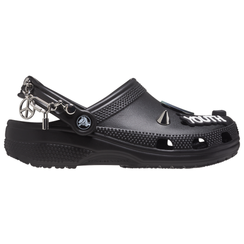 

Womens Crocs Crocs Classic Create Your Peace Clog - Womens Shoe Black/Black Size 05.0