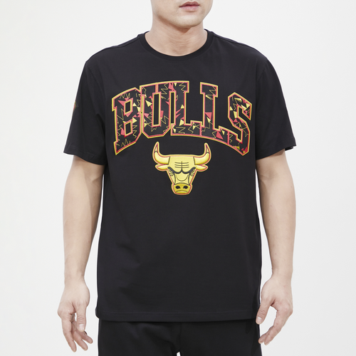 

Pro Standard Mens Pro Standard Bulls T-Shirt - Mens Black/Orange Size L