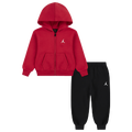 Jordan Brooklyn Fleece Full-Zip Set - Jordan Black/Red