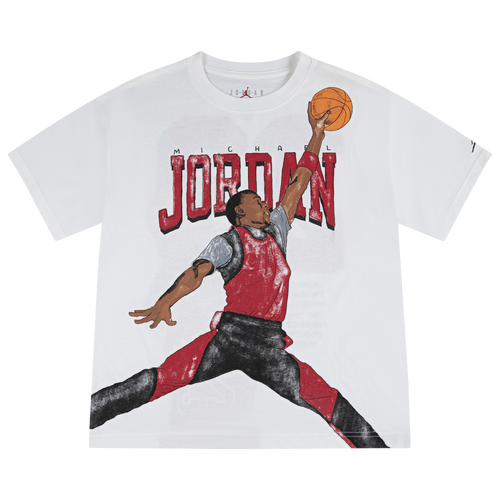 Jordan Big Kids' Sketch T-shirt In White