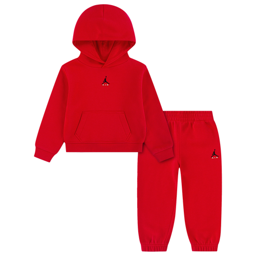 Boys Jordan Brooklyn Pullover Hoodie Set - Boys' Toddler Red