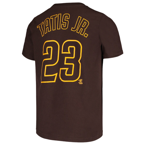 

Nike Boys Fernando Tatis Jr. Nike Padres Player Name & Number T-Shirt - Boys' Grade School Brown Size M