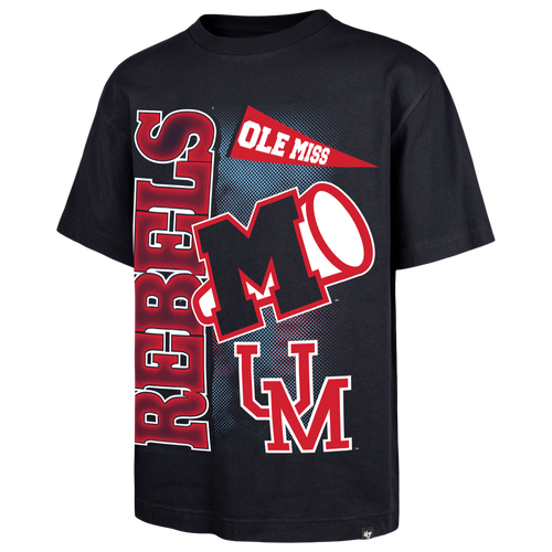47 Brand Mens Mascot Short Sleeve T-Shirt - - Navy