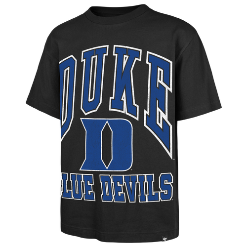 47 Brand Mens Duke Blue Devils Big Short Sleeve T-Shirt - - Black