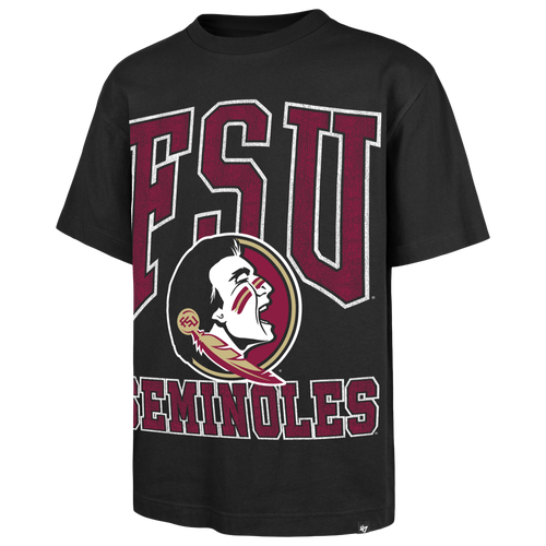 47 Brand Mens Florida State Seminoles Big Short Sleeve T-Shirt - - Black