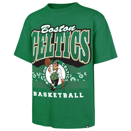 47 Brand Mens Boston Celtics NBA Boston Celtics Handcheck Foundation T - - Green Size XXL