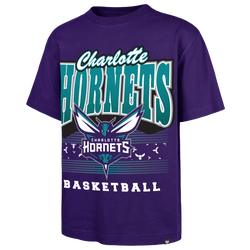 Men's - 47 Brand Hornets Handcheck Foundation T-Shirt - Purple