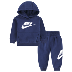 Garçons, bambin - Nike Ensemble en molleton Club NSW - Dune de sable/Blanc