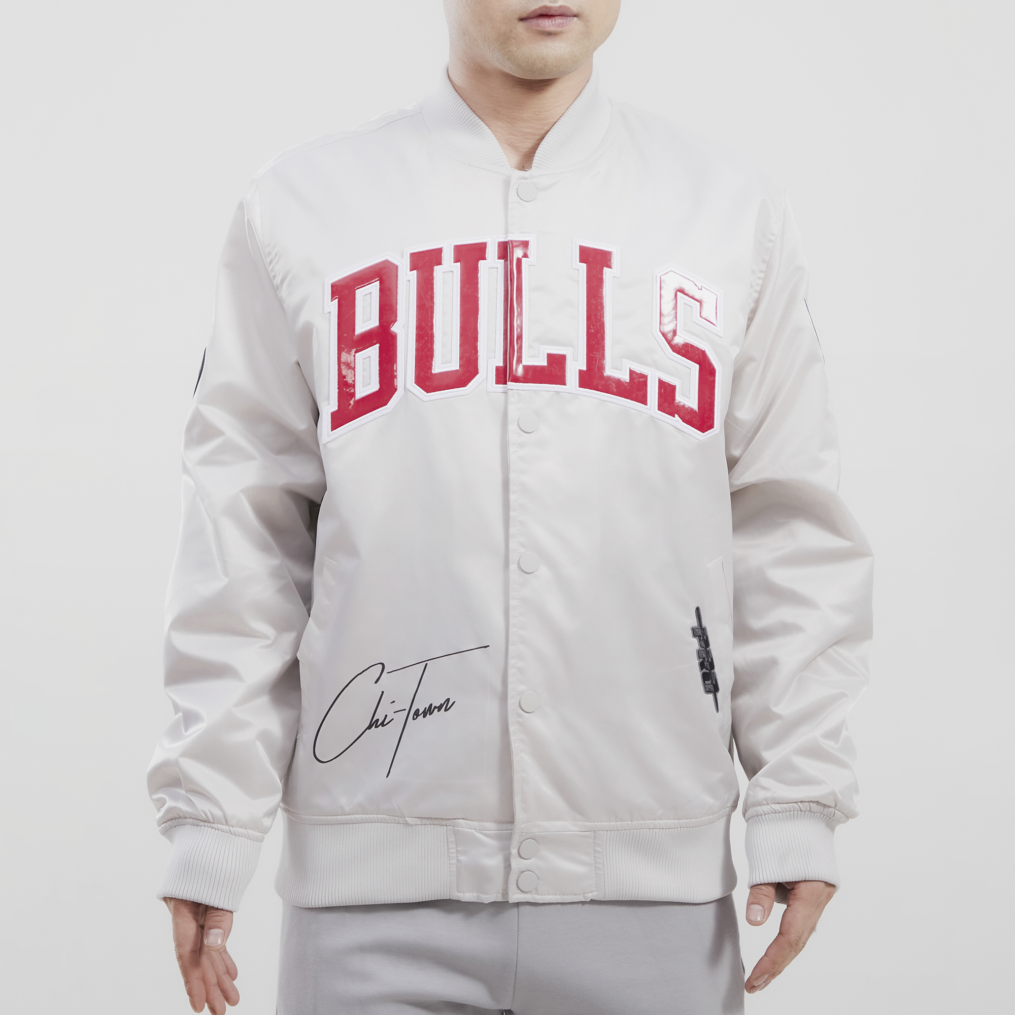 Silver Chicago Bulls NBA Jackets for sale