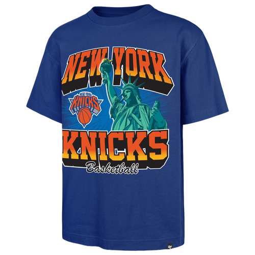 47 Brand Mens New York Knicks Regional Foundation T-Shirt - - Royal