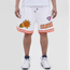 Pro Standard Suns Team Logo Pro Shorts - Men's White/White