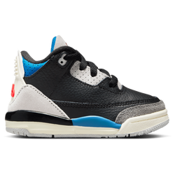 Boys' Toddler - Jordan Retro 3 OG  - Black/Chili Red