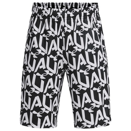 

Boys Under Armour Under Armour Prototype Printed Shorts - Boys' Grade School Black/White/Black Size L