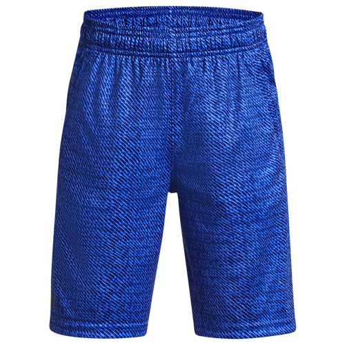 

Boys Under Armour Under Armour Prototype Printed Shorts - Boys' Grade School Team Royal/Black Size L