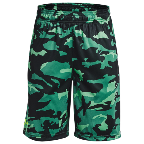 

Boys Under Armour Under Armour Prototype Printed Shorts - Boys' Grade School Birdie Green/Lime Surge Size L