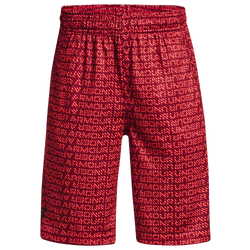 Boys' Grade School - Under Armour Prototype Printed Shorts - Red/Black