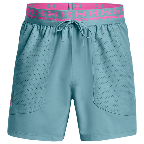 

Under Armour Mens Under Armour Run Anywhere Shorts - Mens Still Water Size M