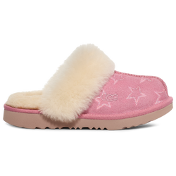 Girls' Preschool - UGG Cozy II Iridescent Stars Slippers - Dusty Orchid/Pink Iridescent