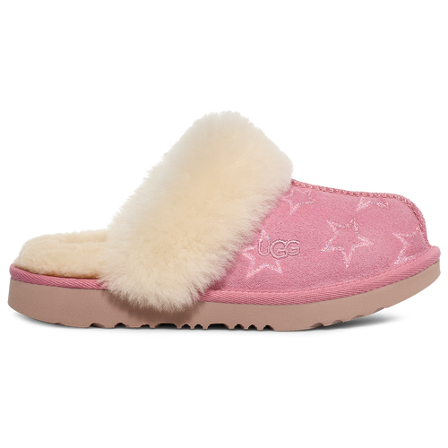 Ugg Girls Preschool   Cozy Ii Iridescent Stars Slippers In Dusty Orchid/pink Iridescent