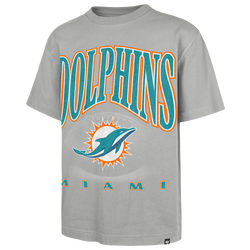 Men's - 47 Brand NFL Dolphins Power T-Shirt - Wolf Grey