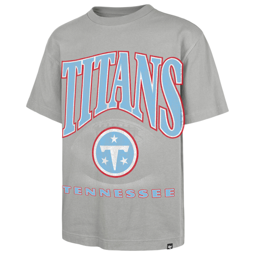 47 Brand Mens Tennessee Titans NFL Tennessee Titans Power Short Sleeve T-Shirt - - Wolf Grey