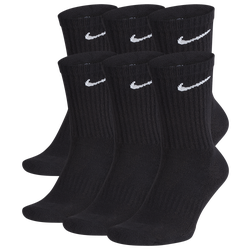 Men's - Nike Everyday Cush Crew 6PR - Black/White